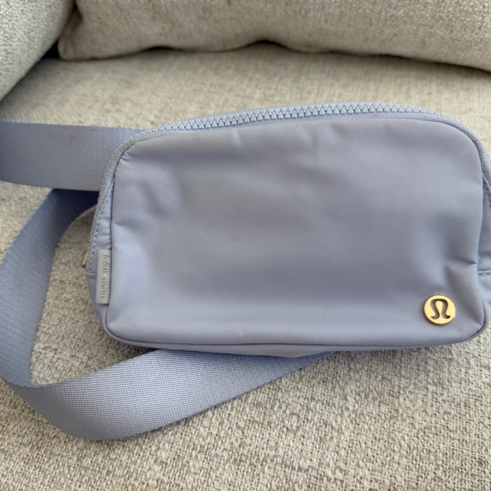 lululemon Lavender Crossbody Bag with Gold Hardware